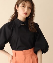 OPAQUE.CLIP | ボリューム衿付きブラウス(シャツ/ブラウス)