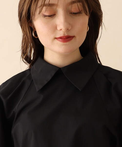 OPAQUE.CLIP（オペークドットクリップ）の「◆ボリューム衿付きブラウス（シャツ/ブラウス・レディース・ブラック/ホワイト系/ピンク系・38）」の7枚目の写真