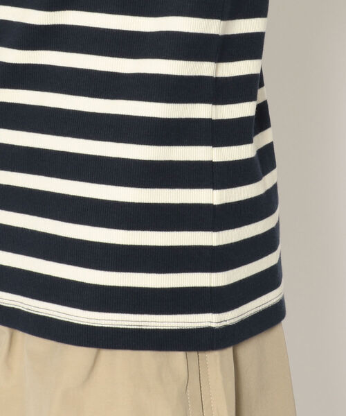 AVIREX（アヴィレックス）の「【DAILY/デイリー】ボーダー 半袖 Tシャツ / S/S BORDER T-SHIRT / アヴィレックス / AVIREX（Tシャツ/カットソー・メンズ・オフホワイト/オレンジ/ブルー/ブラック/オリーブ/ネイビー・X-LARGE/LARGE/MEDIUM/SMALL）」の12枚目の写真