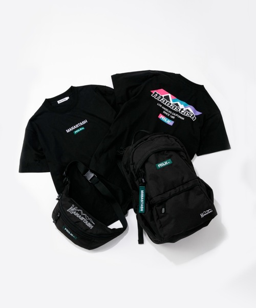 MILKFED.（ミルクフェド）の「MILKFED. × MANASTASH /ミルクフェド×マナスタッシュ　MOUNTAIN LOGO T-SHIRT マウンテンロゴTシャツ（Tシャツ/カットソー・レディース・ホワイト/ブラック・MEDIUM/LARGE/X-LARGE）」の10枚目の写真