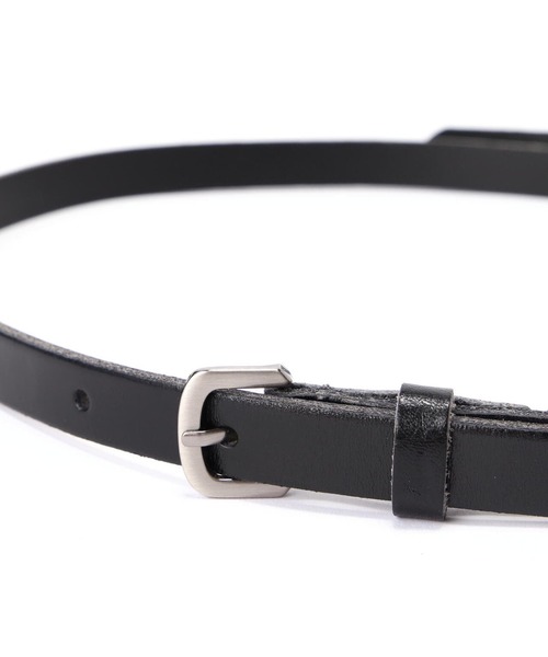 L.H.P(エルエイチピー)の「maison nine/メゾンナイン/プレーンベルト(21S-SBT461-LH)(ベルト・メンズ・ブラック・FREE)」の6枚目の写真