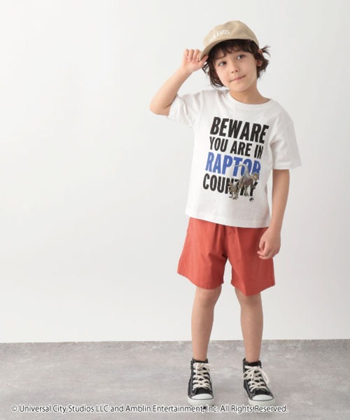 GLOBAL WORK(グローバルワーク)の「ジュラシック・ワールド/Tシャツ半袖/キッズ/274144(Tシャツ/カットソー・キッズ・ホワイト/チャコールグレー/ブラック/カーキ/グレー系その他/グレイッシュベージュ・110cm/100cm/120cm/130cm/140cm/150cm/160cm)」の7枚目の写真