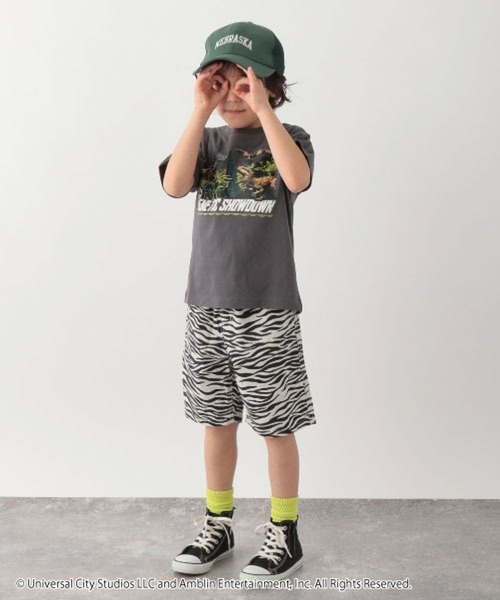 GLOBAL WORK(グローバルワーク)の「ジュラシック・ワールド/Tシャツ半袖/キッズ/274144(Tシャツ/カットソー・キッズ・ホワイト/チャコールグレー/ブラック/カーキ/グレー系その他/グレイッシュベージュ・110cm/100cm/120cm/130cm/140cm/150cm/160cm)」の8枚目の写真