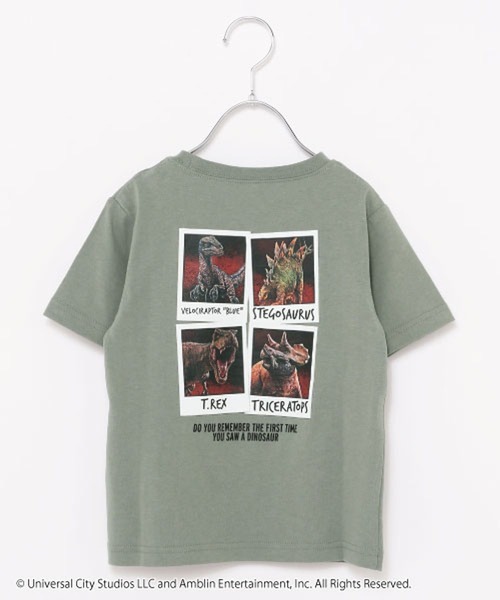 GLOBAL WORK(グローバルワーク)の「ジュラシック・ワールド/Tシャツ半袖/キッズ/274144(Tシャツ/カットソー・キッズ・ホワイト/チャコールグレー/ブラック/カーキ/グレー系その他/グレイッシュベージュ・110cm/100cm/120cm/130cm/140cm/150cm/160cm)」の10枚目の写真