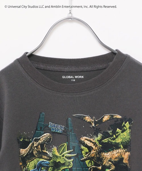 GLOBAL WORK(グローバルワーク)の「ジュラシック・ワールド/Tシャツ半袖/キッズ/274144(Tシャツ/カットソー・キッズ・ホワイト/チャコールグレー/ブラック/カーキ/グレー系その他/グレイッシュベージュ・110cm/100cm/120cm/130cm/140cm/150cm/160cm)」の22枚目の写真