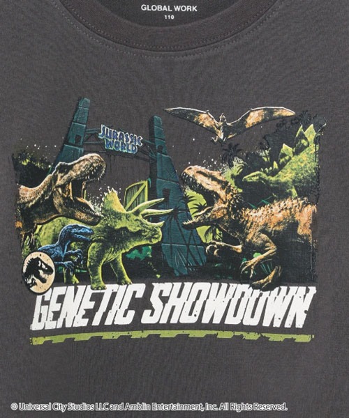 GLOBAL WORK(グローバルワーク)の「ジュラシック・ワールド/Tシャツ半袖/キッズ/274144(Tシャツ/カットソー・キッズ・ホワイト/チャコールグレー/ブラック/カーキ/グレー系その他/グレイッシュベージュ・110cm/100cm/120cm/130cm/140cm/150cm/160cm)」の17枚目の写真