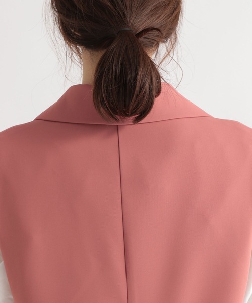 Andemiu（アンデミュウ）の「Ｗテーラードサマージレ287927（ベスト・レディース・アイボリー/カーキ/ピンク・FREE）」の13枚目の写真