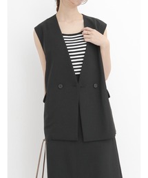 Te chichi | ダブルブレストジレ(ベスト)
