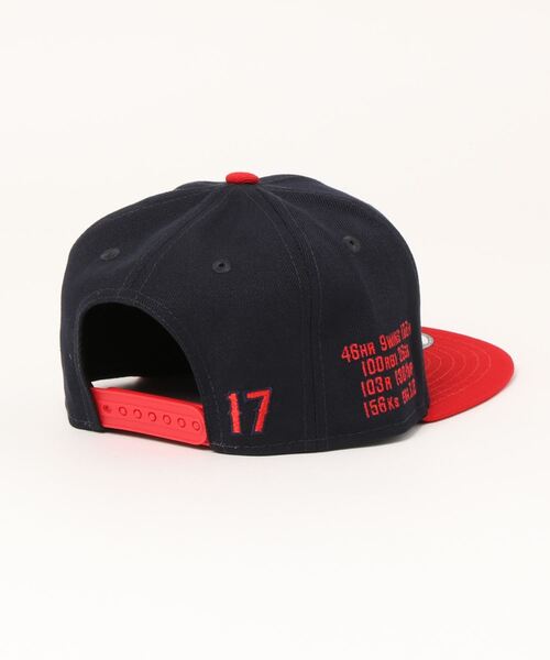DONOBAN(ドノバン)の「【NEW ERA】キッズ Youth 9FIFTY Shohei Ohtani 2021 Season Memorial Collection ロサンゼルス・エンゼルス スタッツ(キャップ・キッズ・ネイビー・F)」の2枚目の写真