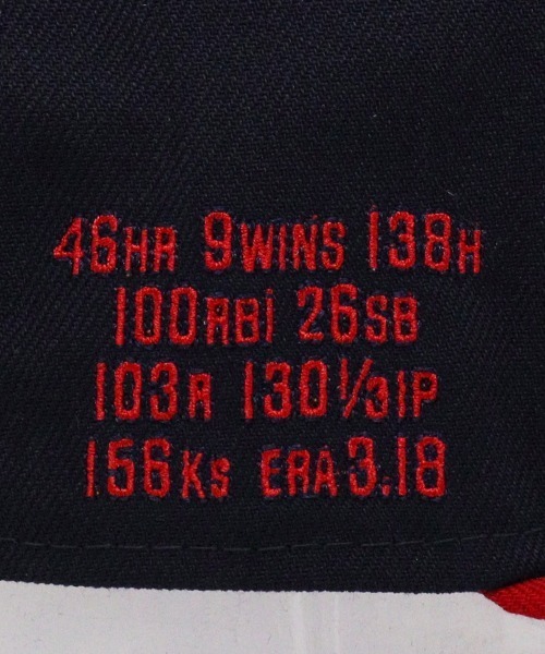 DONOBAN(ドノバン)の「【NEW ERA】キッズ Youth 9FIFTY Shohei Ohtani 2021 Season Memorial Collection ロサンゼルス・エンゼルス スタッツ(キャップ・キッズ・ネイビー・F)」の10枚目の写真