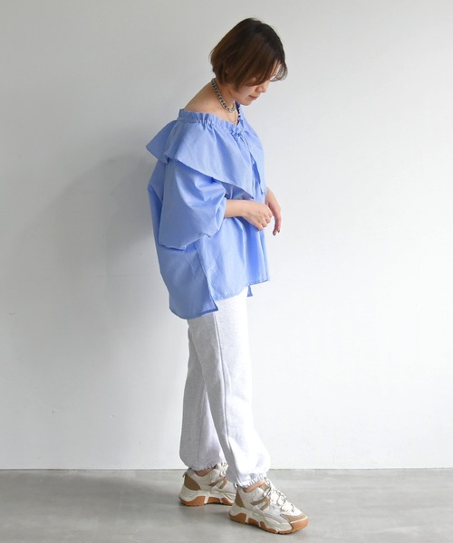 NOFALL（ノーフォール）の「配色ダッドスニーカー（スニーカー・レディース・ベージュ・L/S/LL/M）」の9枚目の写真