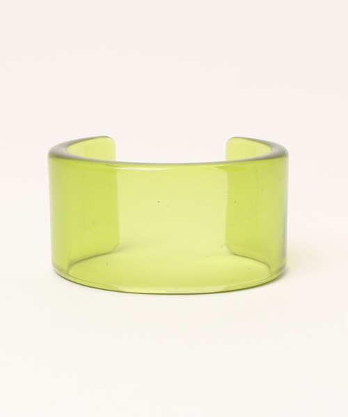 PairPair（ペアペア）の「クリアグリーンバングル（バングル/リストバンド・レディース・ライトグリーン・フリー）」の6枚目の写真