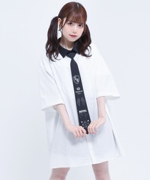 TRAVAS TOKYO（トラバス トウキョウ）の「『TRAVAS TOKYO/トラバス トーキョー』Necktie H/S Shirts/ネクタイ付き半袖シャツ（シャツ/ブラウス）」