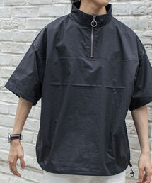 GLOSTER | 【GLOSTER/グロスター】ブロードクロス ハーフジッププルオーバー(シャツ/ブラウス)