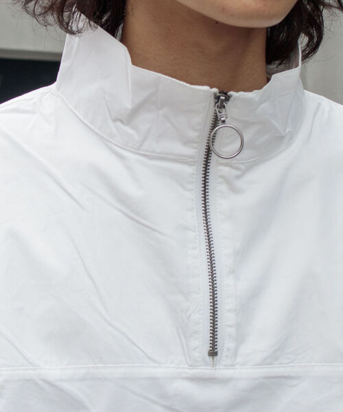 GLOSTER（グロスター）の「【GLOSTER/グロスター】ブロードクロス ハーフジッププルオーバー（シャツ/ブラウス・メンズ・ブラック/ベージュ/オフホワイト・S/M/L）」の5枚目の写真