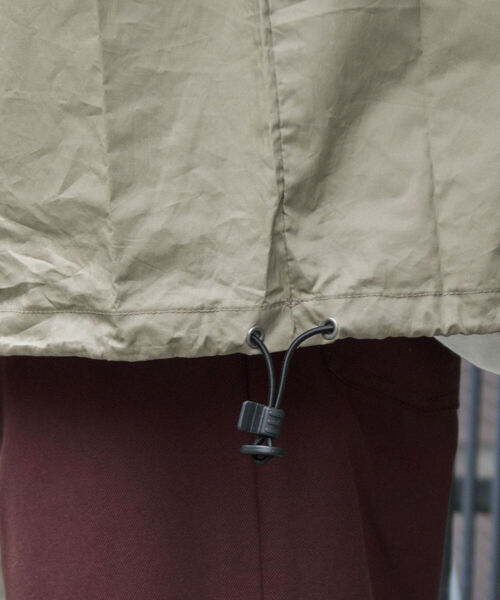 GLOSTER（グロスター）の「【GLOSTER/グロスター】ブロードクロス ハーフジッププルオーバー（シャツ/ブラウス・メンズ・ブラック/ベージュ/オフホワイト・S/M/L）」の20枚目の写真