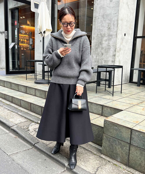 NOLLEY'S（ノーリーズ）の「【OLDDERBY KNITWEAR】リブZIPプルオーバー