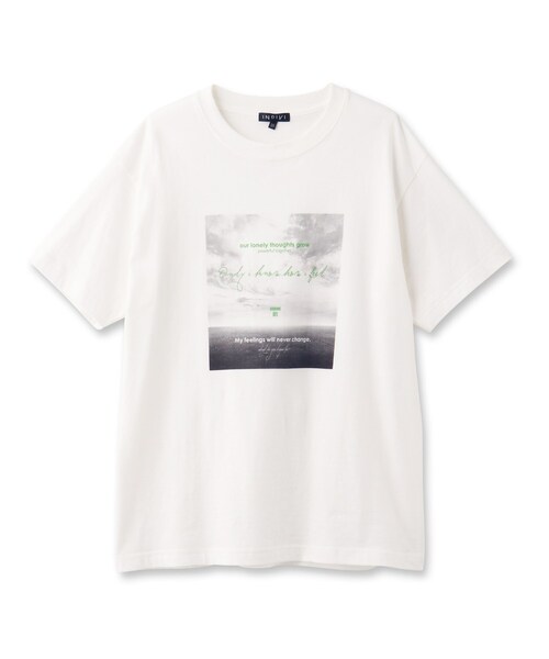 【WORLDfortheWorld】フォトプリントTシャツ