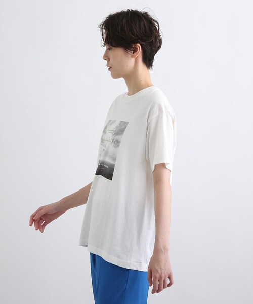 【WORLDfortheWorld】フォトプリントTシャツ