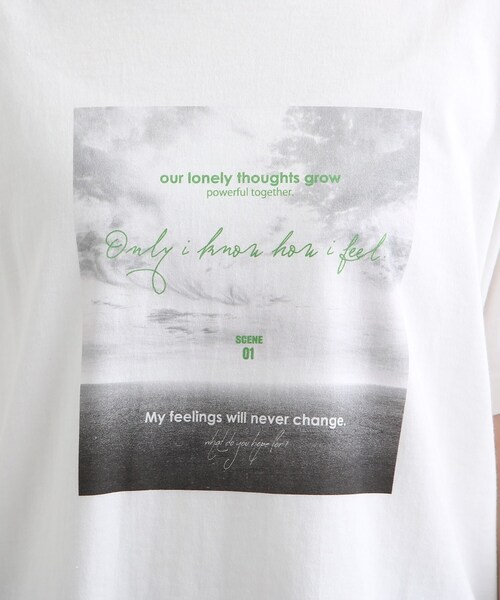 【WORLDfortheWorld】フォトプリントTシャツ