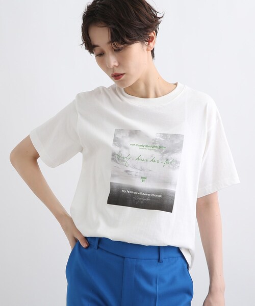 【WORLDfortheWorld】フォトプリントTシャツ