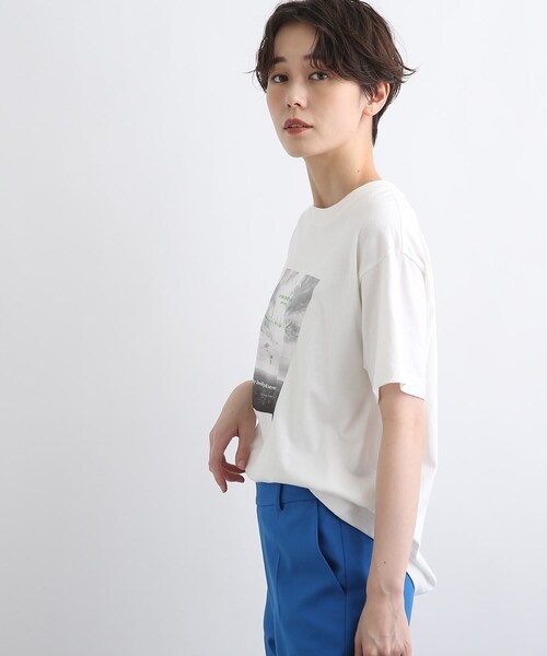 【WORLDfortheWorld】フォトプリントTシャツ