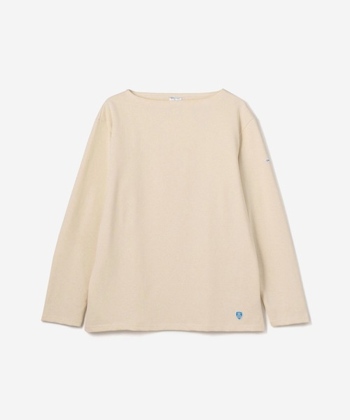 ORCIVAL（オーシバル）の「ORCIVAL | コットンロード フレンチバスクシャツ MEN（Tシャツ/カットソー・メンズ・アイボリー/ブラウン/J/A/ホワイト系その他5/ブラック/C/ホワイト系その他6/B/ブルー系その他5/ブルー/ブラック系その他/G/D・6/3/4/5）」の2枚目の写真