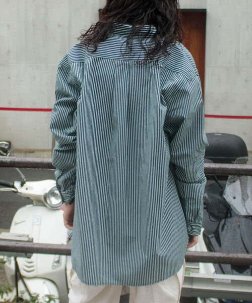 GEVACO（ゲバコ）の「【GEVACO/ゲバコ】レギュラーカラー ストライプシャツ ロンスト（シャツ/ブラウス・メンズ・ブラウン系その他/グリーン系その他/ブルー系その他/レッド系その他・M/L/S）」の14枚目の写真