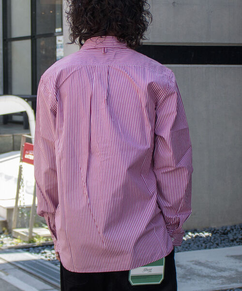 GEVACO（ゲバコ）の「【GEVACO/ゲバコ】レギュラーカラー ストライプシャツ ロンスト（シャツ/ブラウス・メンズ・ブラウン系その他/グリーン系その他/ブルー系その他/レッド系その他・M/L/S）」の17枚目の写真