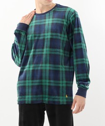 POLO RALPH LAUREN SLEEPWEAR（ポロラルフローレンスリープウェア）の「【POLO RALPH LAUREN】ブラッシュドベロア ロングスリーブクルーネックシャツ（その他ルームウェア・メンズ）」