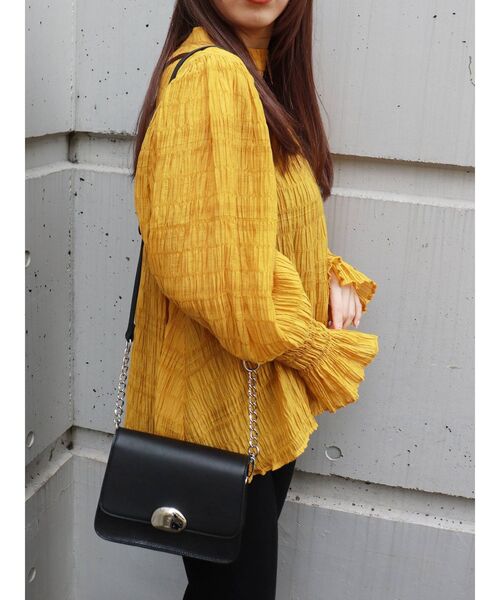 MURUA(ムルーア)の「チェーンストーンバッグ(ショルダーバッグ・レディース・グリーン/ブラック・FREE)」の3枚目の写真