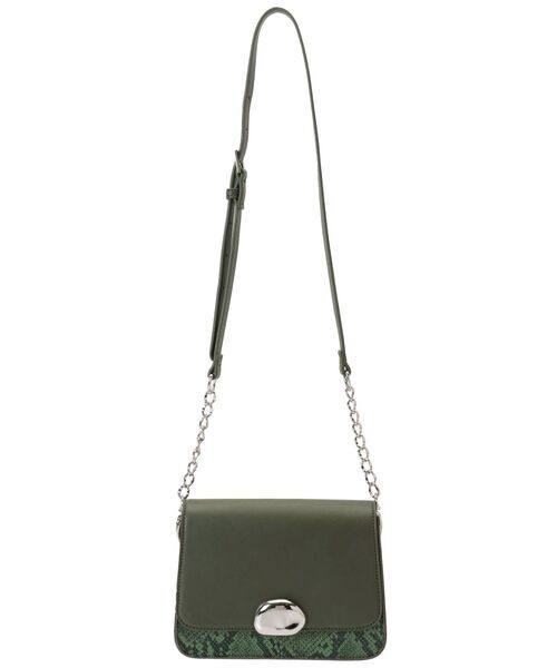 MURUA(ムルーア)の「チェーンストーンバッグ(ショルダーバッグ・レディース・グリーン/ブラック・FREE)」の14枚目の写真