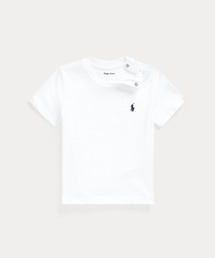 コットン ジャージー クルーネック Tシャツ