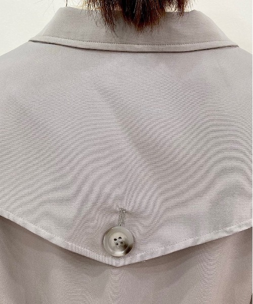 TITTY&CO.（ティティーアンドコー）の「【TITTY&CO.】チュールスリーブトレンチコート（トレンチコート・レディース・ライトブルー/ベージュ・SMALL/MEDIUM）」の18枚目の写真