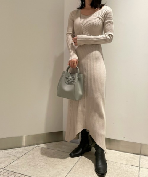 セール ブランド古着 ニットワンピース ワンピース Fray I D フレイアイディー のファッション通販 Zozoused