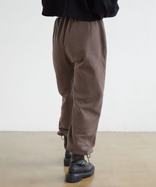 PBLIM（ページボーイリム）の「PAGEBOYLIM/オーバーダイスウェットパンツ（スウェットパンツ・レディース・チャコールグレー/ライトブルー/ブラウン・FREE）」の20枚目の写真