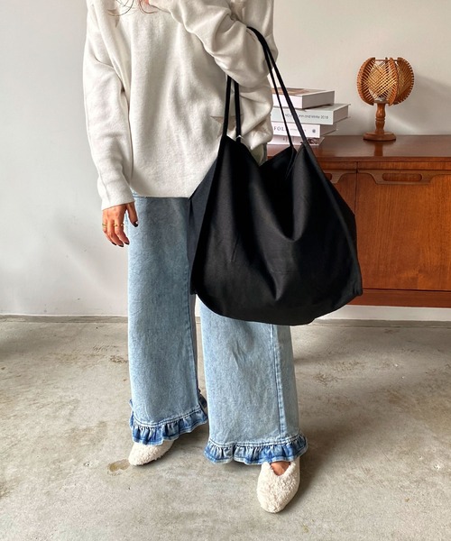 DONOBAN（ドノバン）の「細紐トートバッグ（トートバッグ・レディース・カーキ/ブラック/ブラウン系その他/アイボリー・ONESIZE）」の20枚目の写真