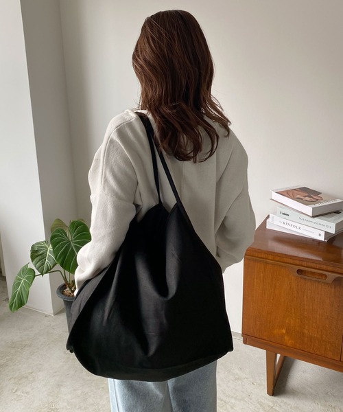 DONOBAN（ドノバン）の「細紐トートバッグ（トートバッグ・レディース・カーキ/ブラック/ブラウン系その他/アイボリー・ONESIZE）」の21枚目の写真