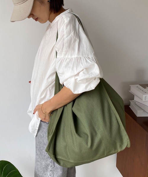 DONOBAN（ドノバン）の「細紐トートバッグ（トートバッグ・レディース・カーキ/ブラック/ブラウン系その他/アイボリー・ONESIZE）」の10枚目の写真