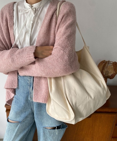 DONOBAN（ドノバン）の「細紐トートバッグ（トートバッグ・レディース・カーキ/ブラック/ブラウン系その他/アイボリー・ONESIZE）」の17枚目の写真