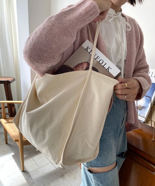 DONOBAN（ドノバン）の「細紐トートバッグ（トートバッグ・レディース・カーキ/ブラック/ブラウン系その他/アイボリー・ONESIZE）」の18枚目の写真