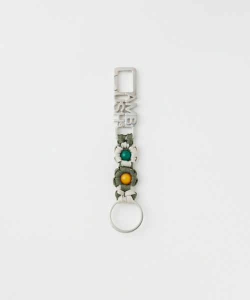 AMBUSH（アンブッシュ）の「FLOWER PARACORD KEYCHAIN（キーホルダー・メンズ・グリーン/イエロー/ブルー/カーキ系・ONE SIZE）」の3枚目の写真