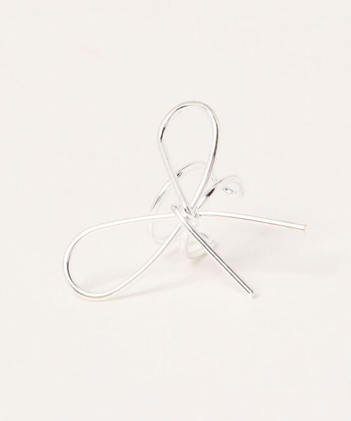 Fun & Daily（ファンアンドデイリー）の「フレームリボンイヤーカフ（イヤーカフ・レディース・ゴールド/シルバー・FREE）」の5枚目の写真