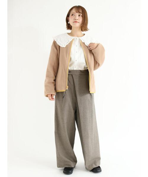 Samansa Mos2（サマンサ モスモス）の「サス付ラップパンツ（その他パンツ・レディース・ブラック/ブラウン/グレー・ﾌﾘ-）」の8枚目の写真