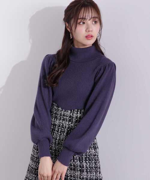 PROPORTION BODY DRESSING(プロポーションボディドレッシング)の「ハイウエストラメツイードミニスカート/1212220513(スカート・レディース・グレー/ブラック・MEDIUM/SMALL/X-SMALL)」の22枚目の写真
