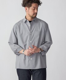 SHIPS | SHIPS:〈洗濯機可能〉TECH PLUS(R) WOOL リラックスフィット レギュラーカラーシャツ(シャツ/ブラウス)