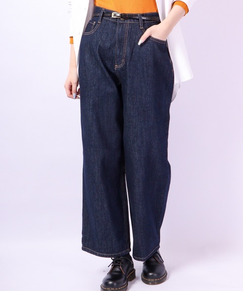 attiree(アティレー)の「attiree デニム バギーパンツ(デニムパンツ・レディース・ブルー/インディゴブルー・S/M/L/XS)」の2枚目の写真
