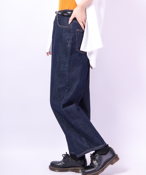 attiree(アティレー)の「attiree デニム バギーパンツ(デニムパンツ・レディース・ブルー/インディゴブルー・S/M/L/XS)」の6枚目の写真
