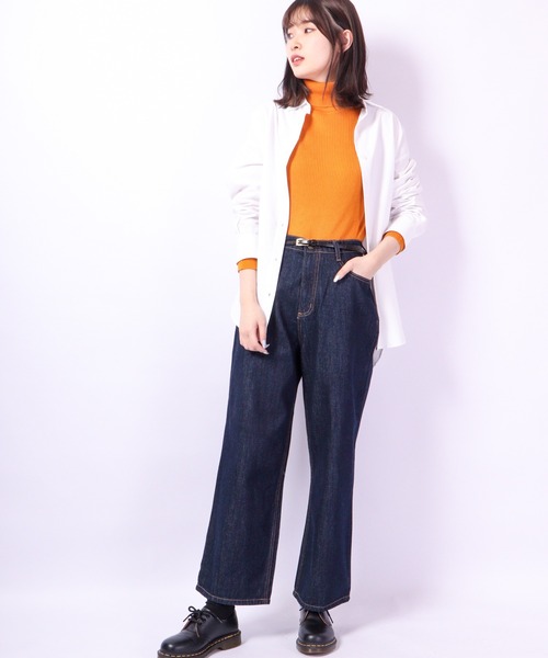 attiree(アティレー)の「attiree デニム バギーパンツ(デニムパンツ・レディース・ブルー/インディゴブルー・S/M/L/XS)」の8枚目の写真