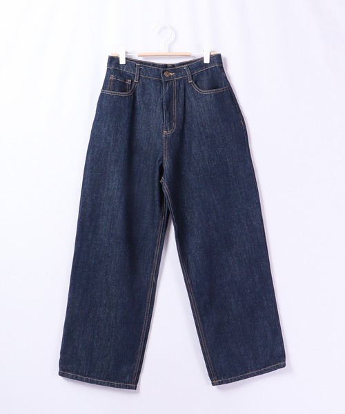 attiree(アティレー)の「attiree デニム バギーパンツ(デニムパンツ・レディース・ブルー/インディゴブルー・S/M/L/XS)」の3枚目の写真